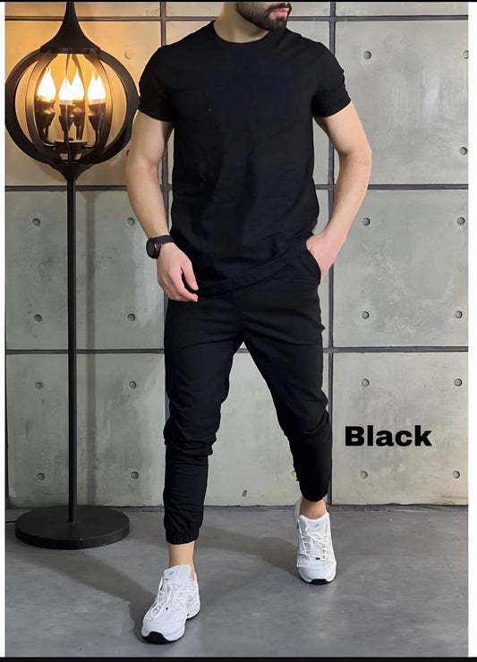 Comfort Combo: Cotton Tee + Joggers at ₹699