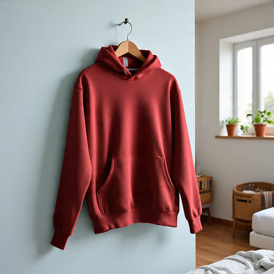 Premium 3-Thread Fleece Hoodie  Rose Gold